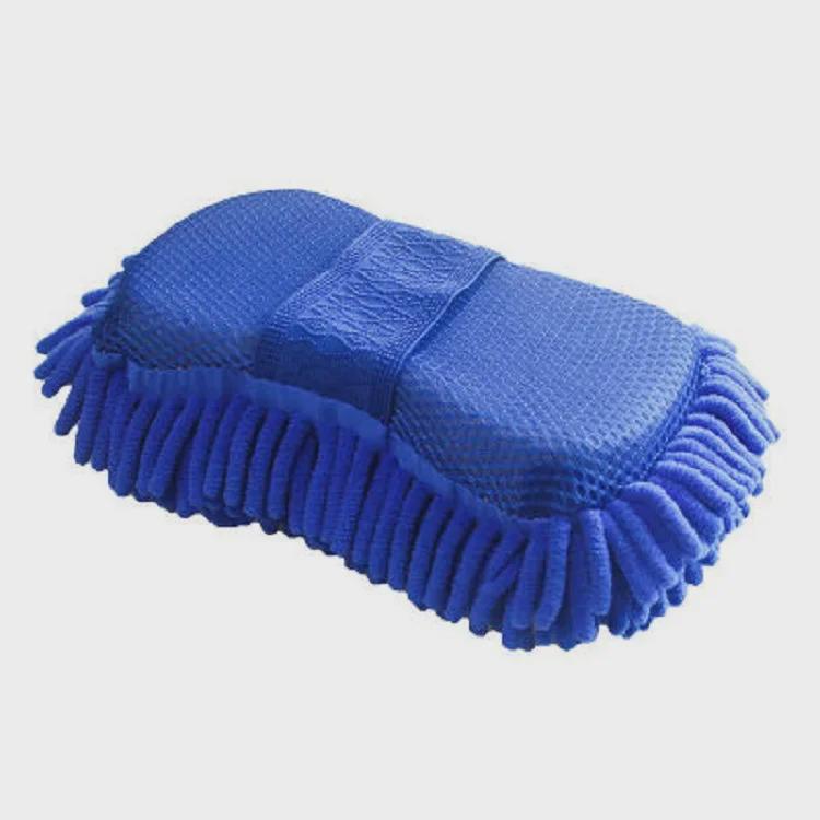 Large Chenille Coral Car Wash Sponge Glove