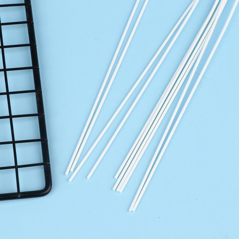 ABS Model Making Rods 50Pcs 05 08 1 15 2 25MM Solid Plastic Tubes Bars For Creative Craft Hobby Projects Assembly