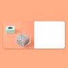 School Macaron Transparent Clips Dispenser Paperclip Holder Magnetic Absorption Box Desk Storage