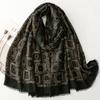 Bohemia Styles Luxury Women Scarf Shawl Cotton Linen Feeling Tassel Pashmina Muslim Hijab Wrap Lady Viscose Bufanda
