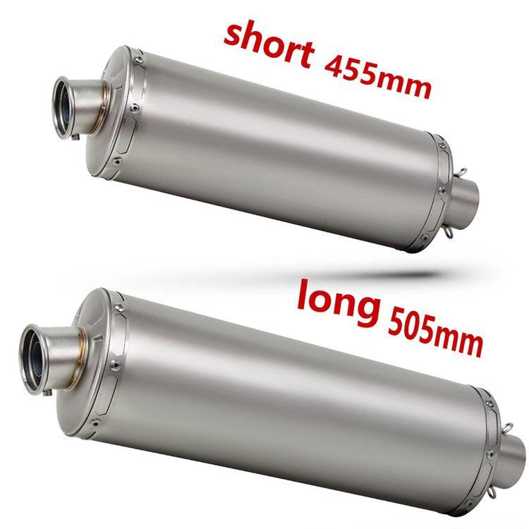 Phoenix Stainless Steel 51MM Tail Section Exhaust for Motorcycle/Scooter Modification