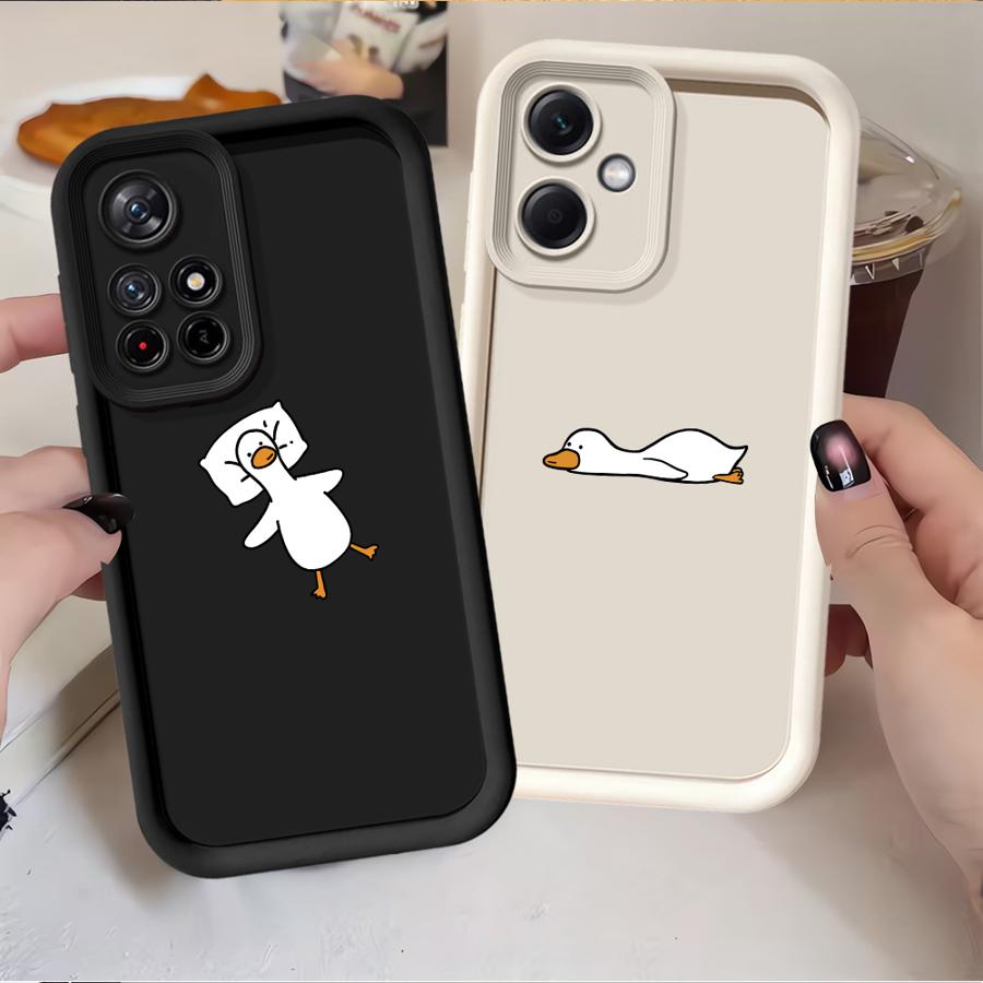 Simple And Cute Duck Phone Cover Case for Xiaomi Redmi Note 14 Pro Plus 11s A1 A2 A3 A4 12C 10 Note 13 12 14C 11 12s 13C