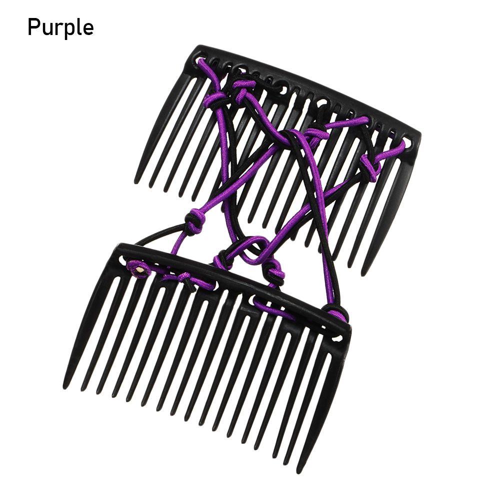 

Hair Accessories Magic Black/Coffee Creative Hair pin Comb Hair Rope purple