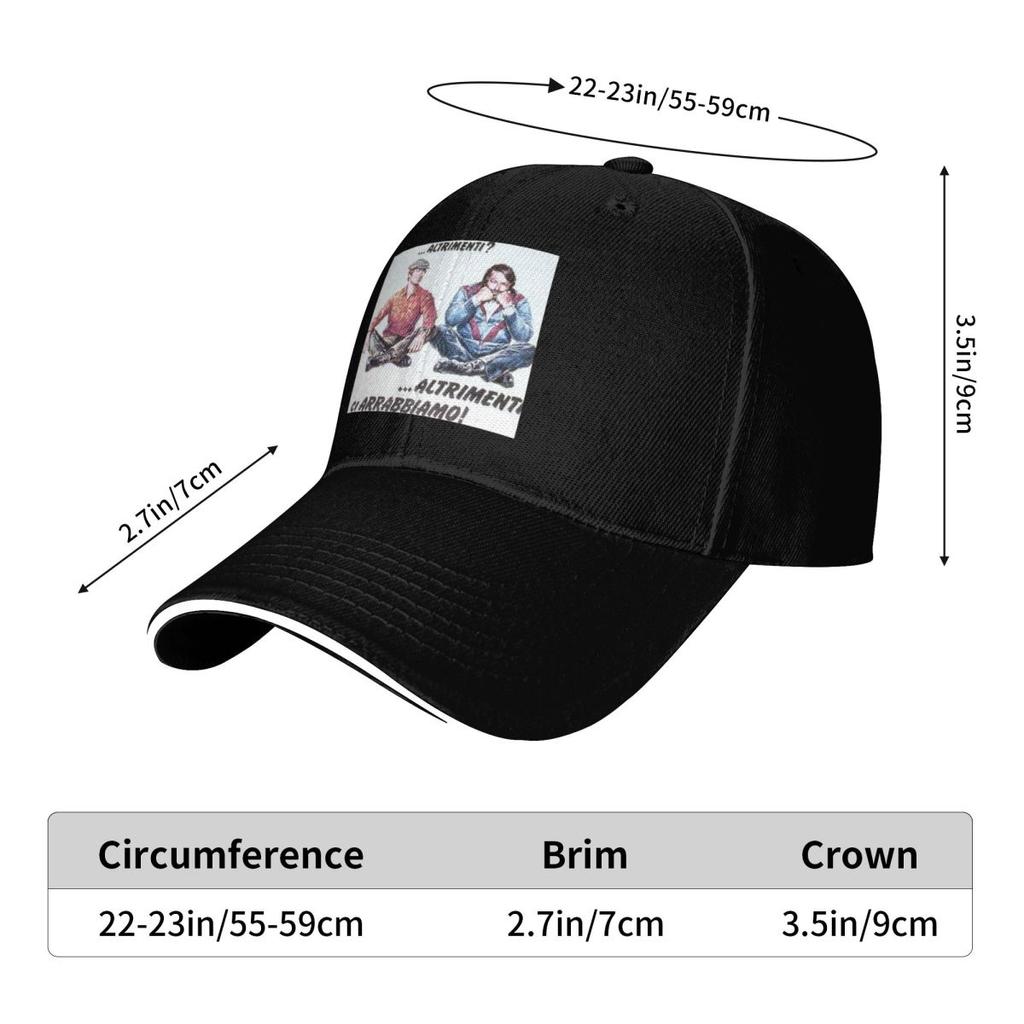 Maglietta Bud Spencer Terence Hill Cap Fashion Casual Baseball Caps Adjustable Hat Hip Hop Summer Unisex Baseball Hats