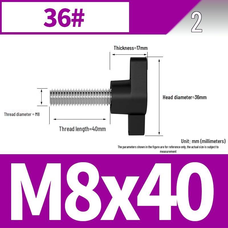 Stainless Steel Z-Type T-Handle Slotted Screw with Plastic Head (M4/M5/M6/M8)
