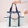 Borsa da Spiaggia in Rete Antisabbia Borsa Tote da Spiaggia con Molteplici Tasche Borsa Tote ad Asciugatura Rapida Borsa da Toilette per Giocattoli Asciugamani Picnic Campeggio Vacanza al Mare