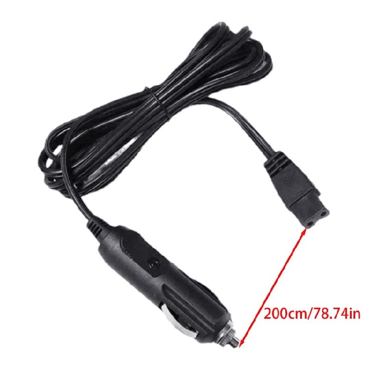 2 Pin Cable Power Cable Fridge Replacement Extension Cord Cable Black