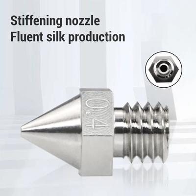 3D Printer Nozzle Tip 0.4mm Hardened High Accuracy Alloy Hot End Replacement Parts for Raise3D N Pro2 Pro3 E2 Series