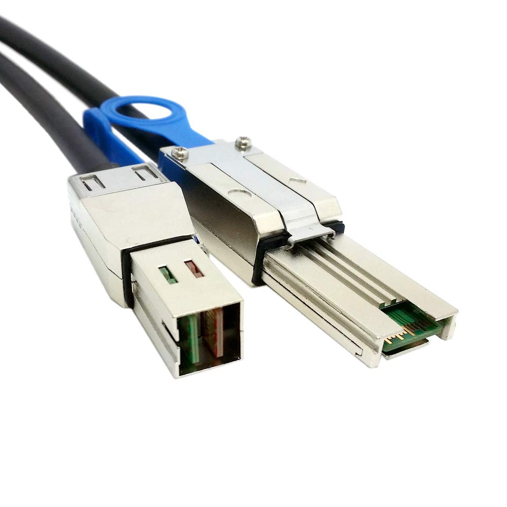 Cablecc External Mini SAS 4X To Mini SAS HD Data Server RAID 50cm SFF-8088 High-Density SFF-8644 Cable,