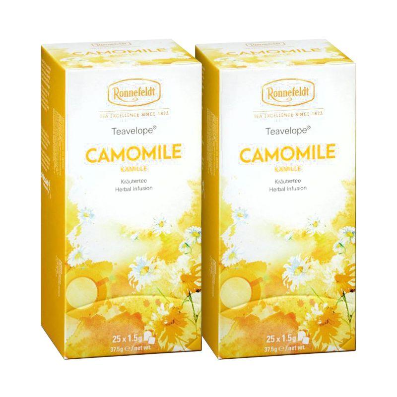 Ronnefeldt Chamomile Tea 25 Tea Bags x 2 Packs
