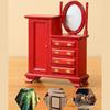 Vintage Miniature Dressing Table 1:12 Scale Doll House Furniture with Simulation Details for Doll House Enthusiasts