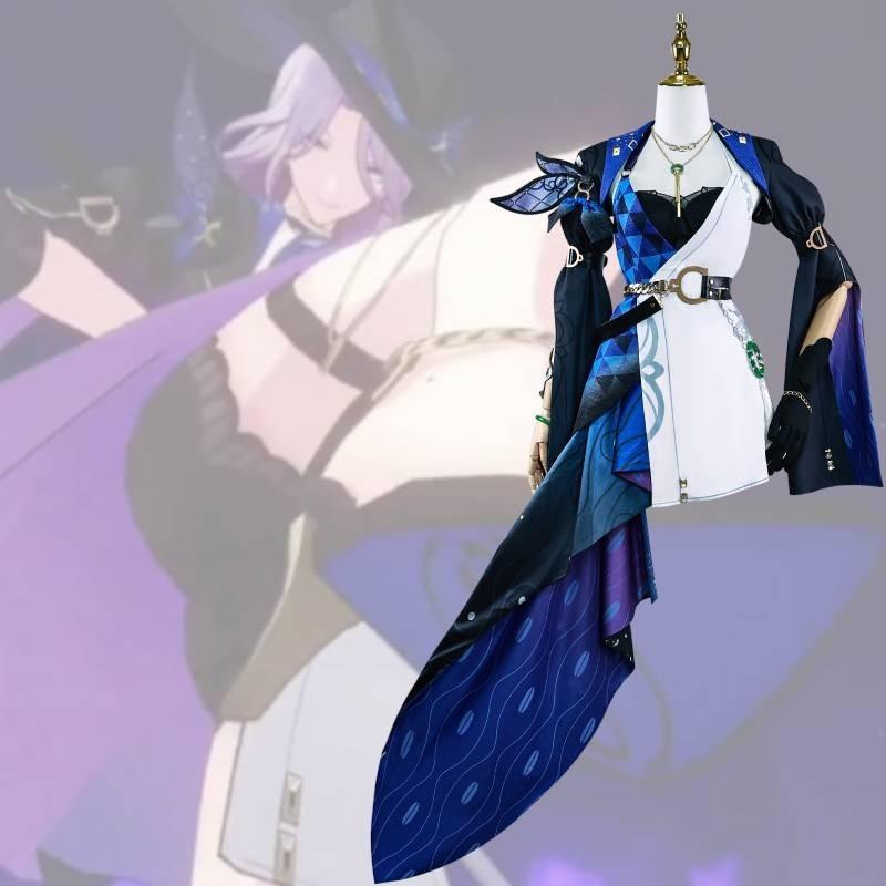 Luxuriöses Jade Cosplay Kostüm Bequemer Polyesterstoff Anime Rollenspiel Outfit