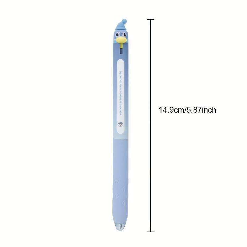 4Pcs Penguin Style Gel Pen 0.5mm Quick Dry Black Pen Creative Animal Style Writing Pen Office Supplies