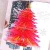1/2/3Pcs 3D Christmas Greeting Card with Paper Envelope Foldable Pop-up 3D Tree Merry Xmas Wishes Message Card Festive Decoration Holiday Party Gift