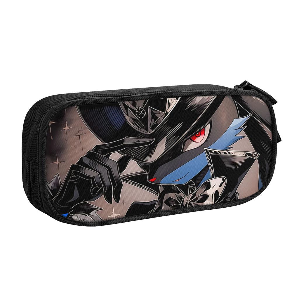 Custom Pokemon Theme Large Capacity Bags for Child Mew School Pencil Bag for Boys Gilrs Kids