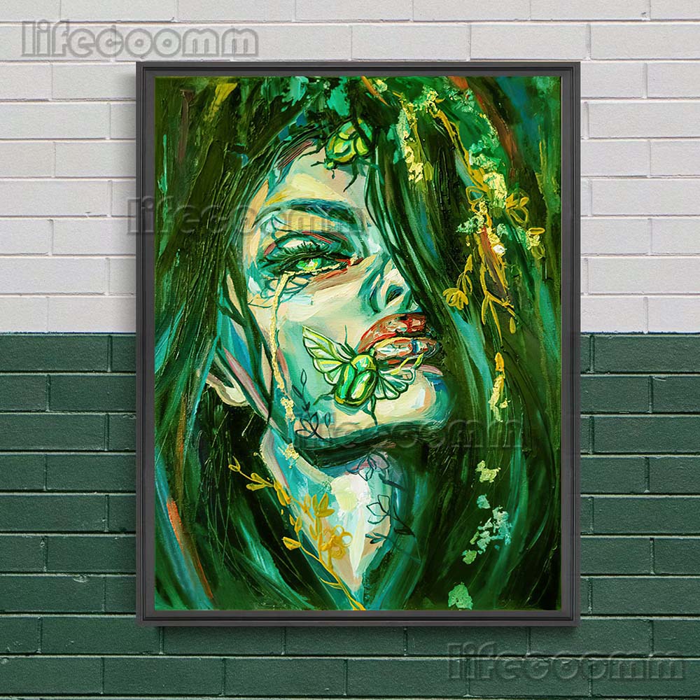 

Готическое Созвездие Ведьмы Сюрреалистическое Искусство Принт Череп Декор Стены Искусства Холст Живопись Домашний Декор Жуткий Де Викка Плакат Принт Без Рамки 21*30cm No Frame