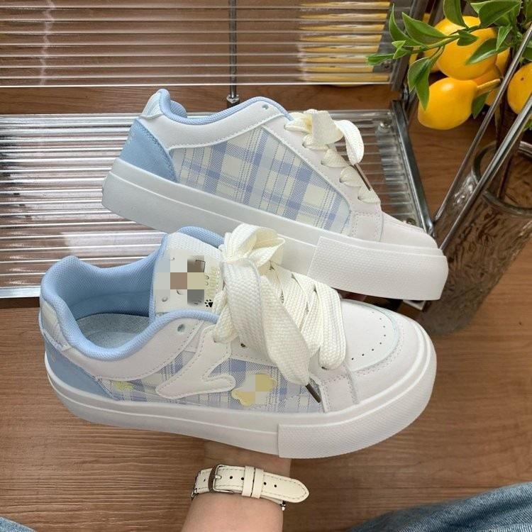 Board shoes thick sole heightening little white shoes women's 2025 autumn new sports shoes versatile casual shoes student bread shoes