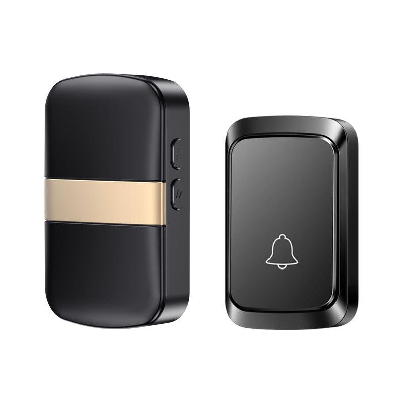 Battery-Powered Wireless Doorbell: No Plug-In, Waterproof, Long-Range Smart Call Button for Homes & Elderly Users