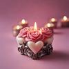 Rosenblumen Silikon Kerzenformen für Epoxidharz Kerzen Seifen und Kunsthandwerksprojekt Geprägte Blume Silikon Seifenformen