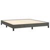 Vidaxl Bed Frame Without Mattress, Dark Gray, 160X200 Cm, Velvet