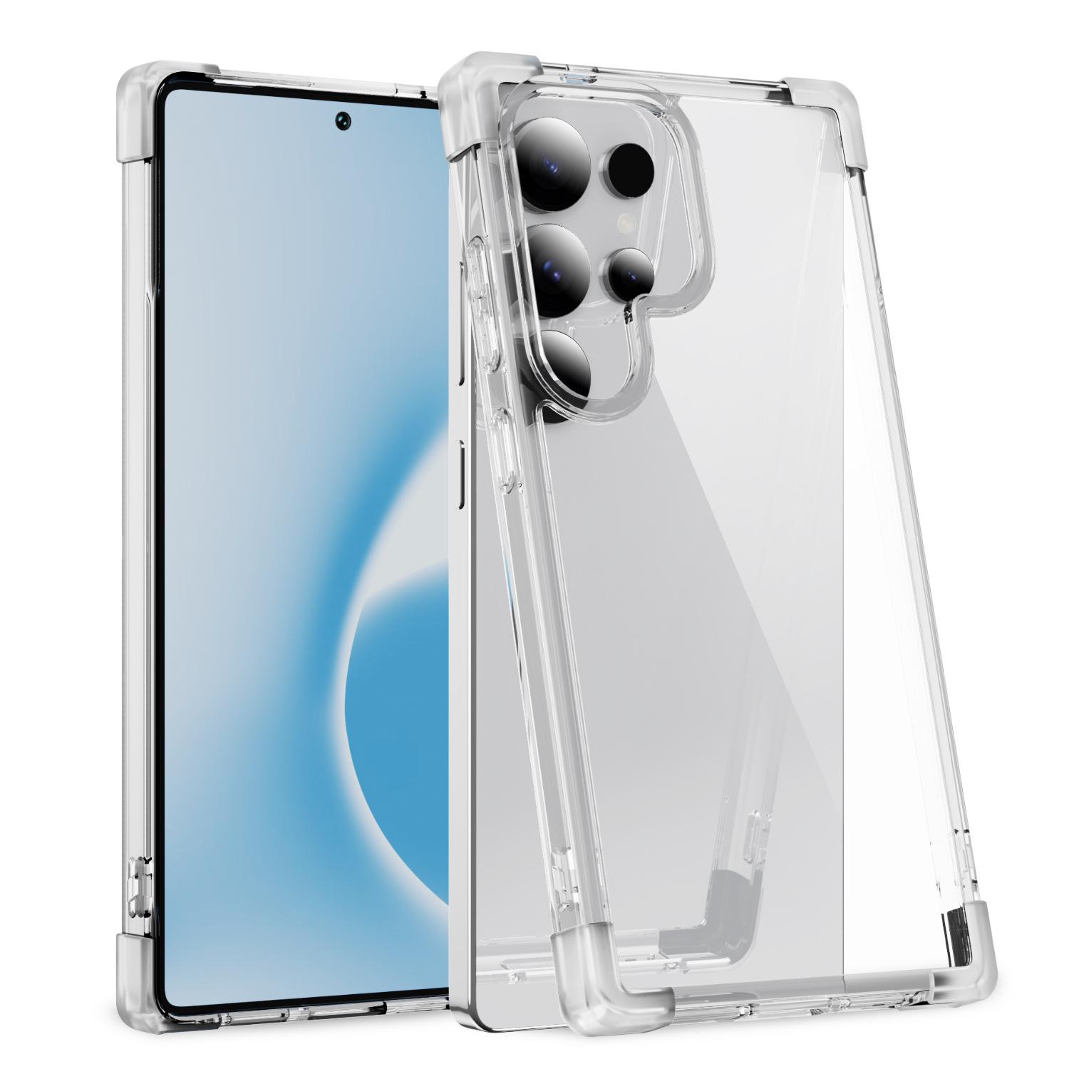 

Mobile Phone Case with Niche High-end Feel, Anti-fall, Comes with Rope Hole, Wear-resistant, Yellowing Resistant, Heat Dissipation, Transparent S25 Ultra 5G