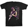 Herren Santana Classic Live T-Shirt Slim Fit Klein Schwarz