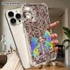 Phone Case: 2D Flat Design, Suitable for iPhone 18 17 16 15 14 13 Pro, Transparent with Corner Protection, White-haired Girl, Christmas and Halloween 