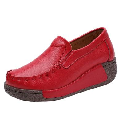 Herbst neue Plattform Muffin-Schuhe leichte einzelne Schuhe Freizeitschuhe