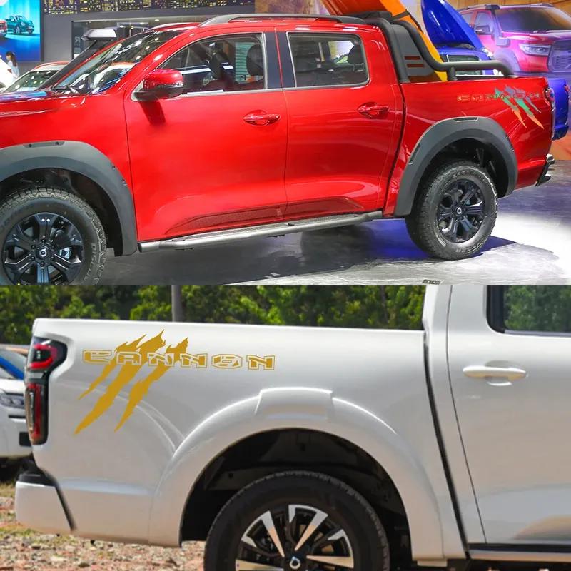 Car Body Side Sticker For Great Wall Motor GWM Cannon X L Pickup Truck Bed Graphics Claw Decor Decal Auto Tuning Accessories
