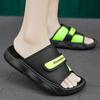 Slippers for Men Men's Sandals Beach Shoes Shoes for Men Wear-resistant Ventilate Indoor and Outdoor Soft and Comfortable New