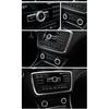 3pcs Silver Car Air Conditioning Volume Knob Decoration Sticker For Mercedes Benz A B E Class GLK GLA CLA GLE ML GL
