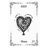 9*6cm Luna Lenormand Deck - 36 Minimalist Black and White Oracle Cards Hand-Drawn Sketch Style