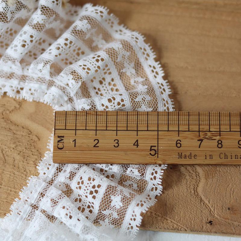 Handmade Lace Trim: Mesh for Baby Clothes, Curtains, Skirts, Pleated Decorative Fabric
