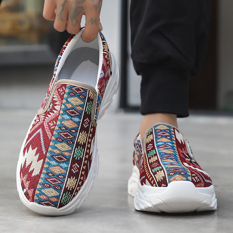 

Женские спортивные летние туфли на платформе для студентов, кроссовки для бега, мужские повседневные детские туфли на толстой подошве, увеличивающие рост, большие размеры 44 красный