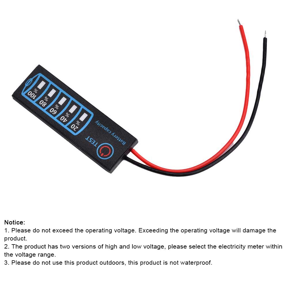 2S-8S 18650 Li-ion Lipo Lithium 5-30V Lead Acid Battery Level Indicator Tester LCD Display Meter Module Capacity Voltage Meter