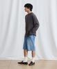 Peullabijeum Men Plain Relaxed Long Sleeve T-Shirt - Dark Gray