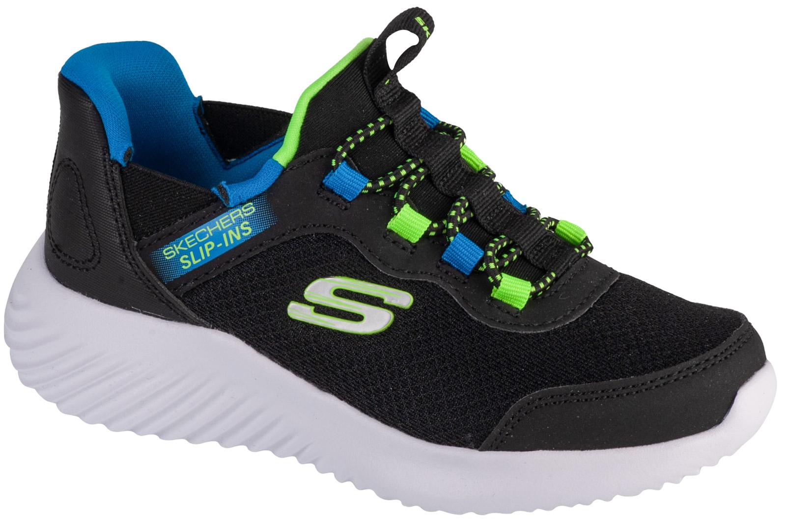Skechers Slip-Ins: Bounder - Brisk-Burst, Baskets noires pour fille 32 noir