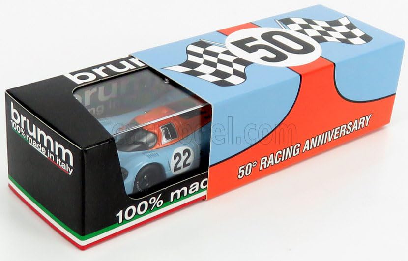 Brumm 1/43 Porsche 917K Le Mans 24H 1970 #22 GULF HAILWOOD - HOBBS BRUMM LE MANS Miniature Car