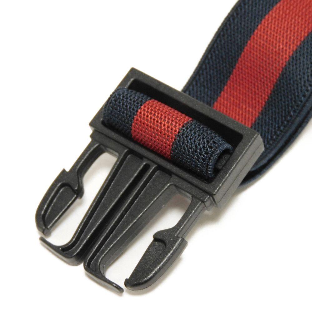 Used 9539 Star Interlocking G Waist Pouch 502095 FABBD 6479 7929 GG Web Cotton Unused Children's Red Kids from Japan