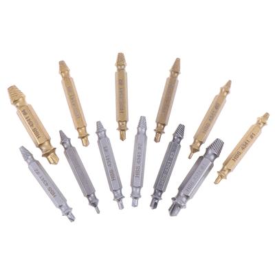 Practical Titanium-Plated Broken Head Screw Extractor Broken Wire Repair Tool Double-Headed Screw Sliding Tooth Removal Tool