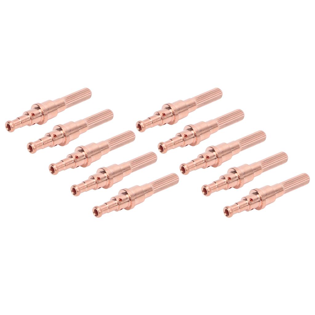 10PCS Plasma Electrodes 98215 Brass Electrode Replacement for Thermal Dynamics SL60 SL100 Cutting