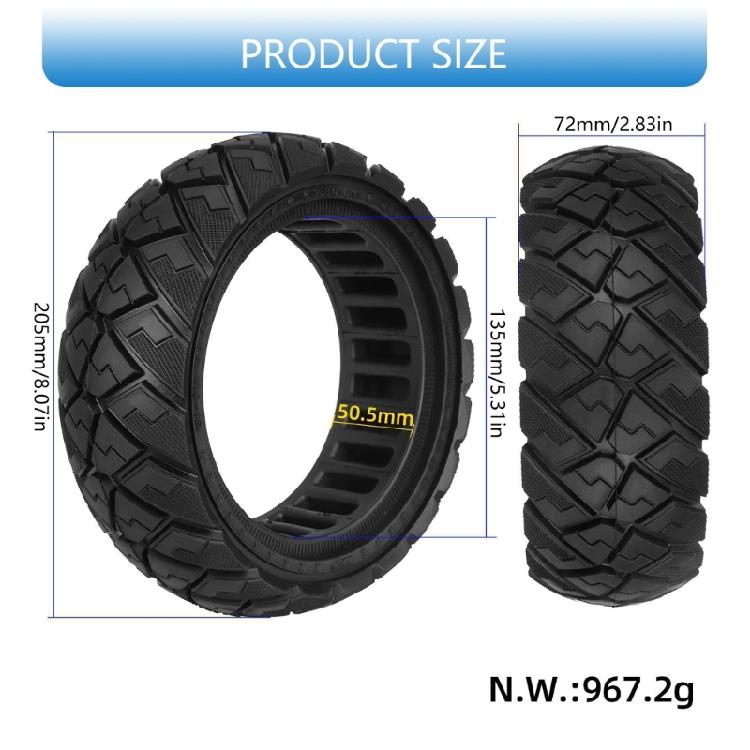 9x3.0 Inch Puncture Proof Electric Scooter Tire Solid Rubber Tires Maintenance Frees Suitable for Electric Scooter