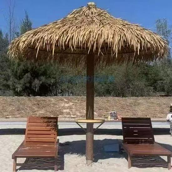 Thatch Straw Beach Umbrella for Outdoor, Pool, and Villa Courtyards