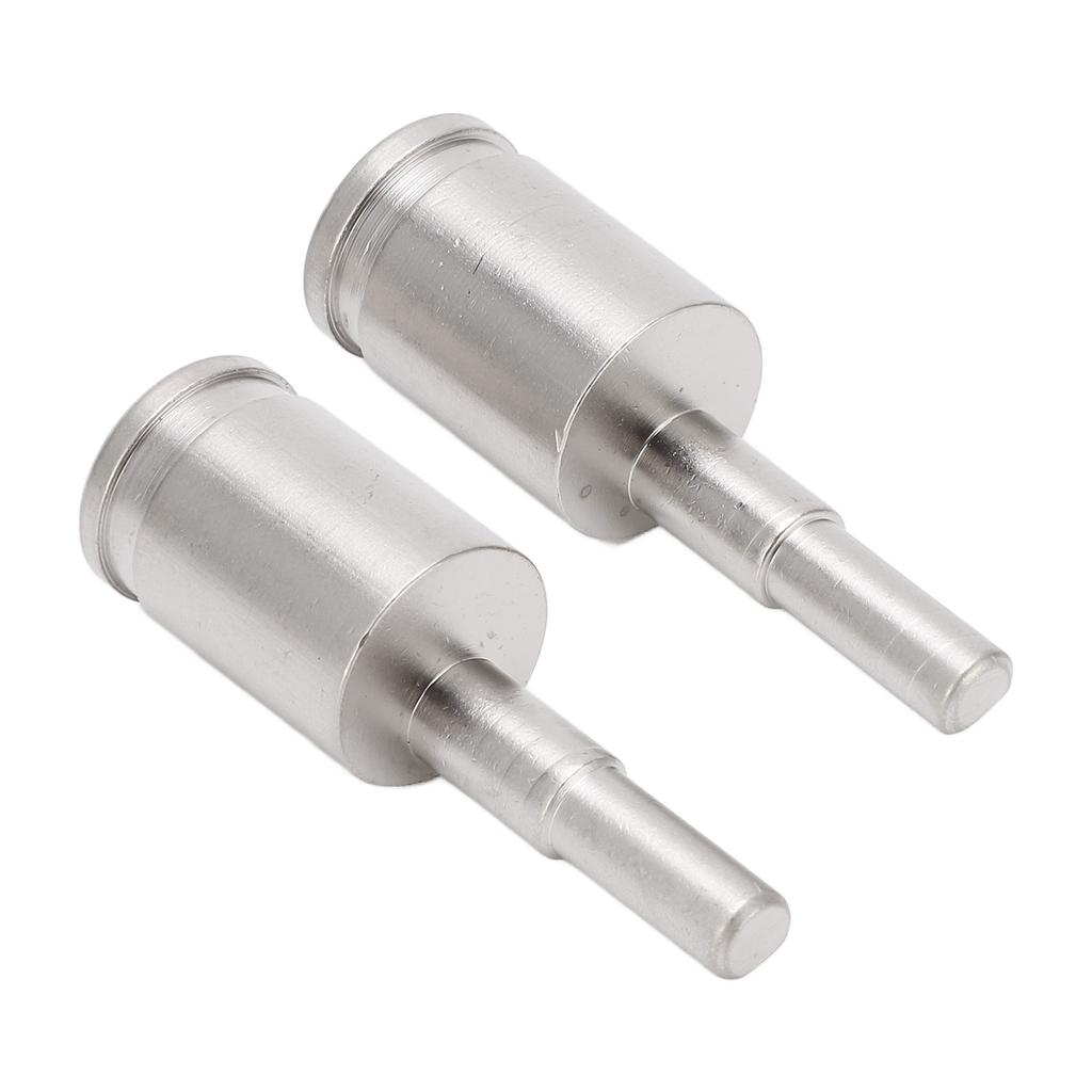 2pcs Wire Gauge Reducer 4GA To 8GA Audio Amp Input Adapter Amplifier Connection Brass Nickel Plated