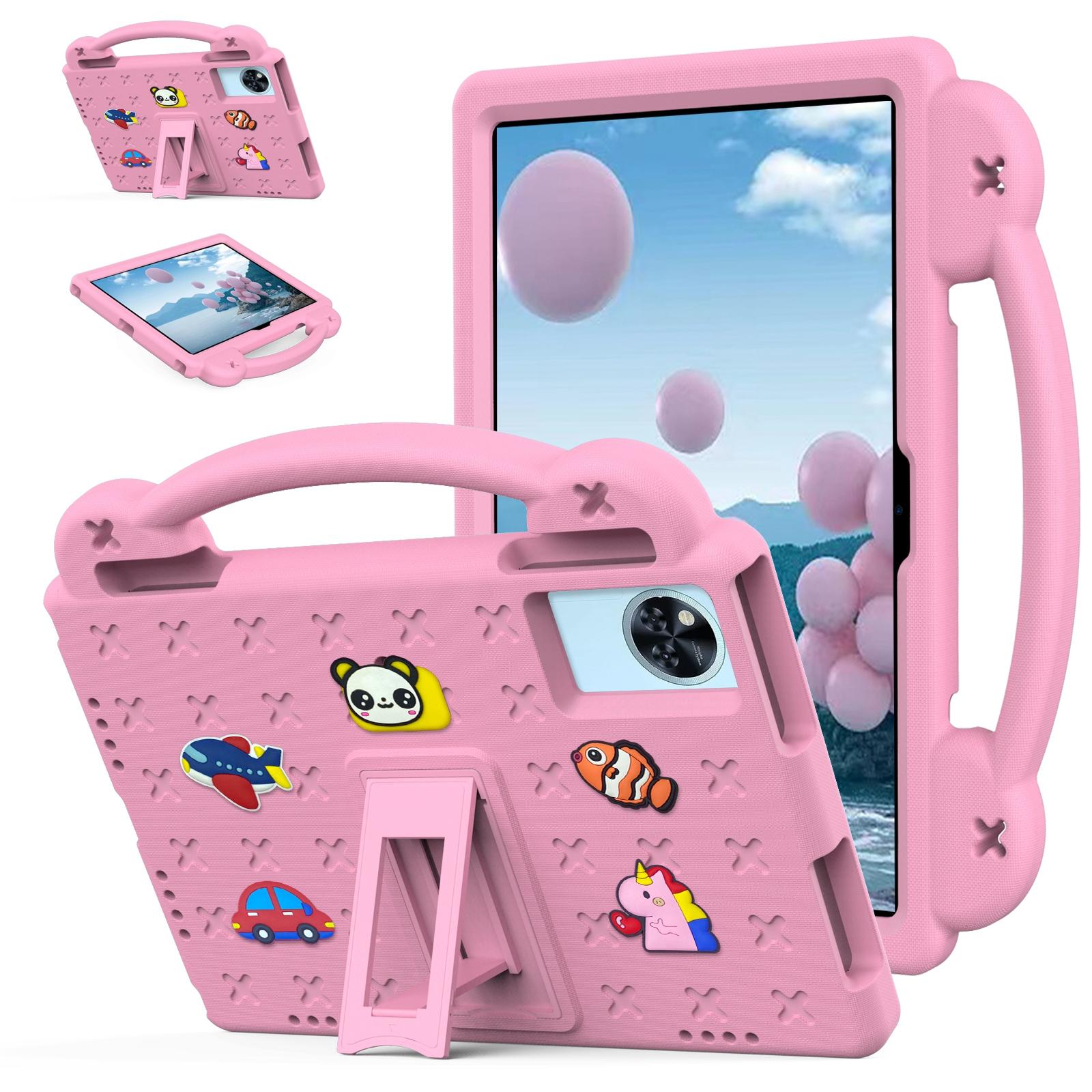 

Kids EVA Tablet Case For Lenovo Xiaoxin Pad 2025/Tab M11/Doogee U11/U11 Pro/Tab G6/G6+/Infinix Xpad 20/Blackview Tab 9 WiFi Pink