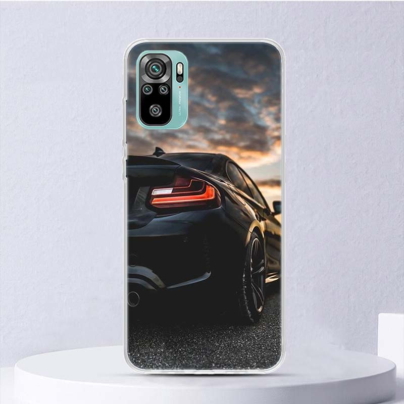 Blue Red Car M3 M4 Soft Case For Xiaomi Redmi 10 10A 10C 9 9A 9C 9T Phone Cover 8 8A 7 7A 6 6A S2 K20 K40 Pro 10X Funda Coque