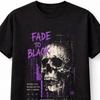 Fade To Black Skull Gothic Grunge Alternative Graphic Unisex TShirt