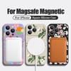 Süßes Blumenmuster Magnetische Hülle Für iPhone 17e 17 16 15 14 13 Pro Max 16e 13 Für Magsafe Kabelloses Laden TPU Handyhülle