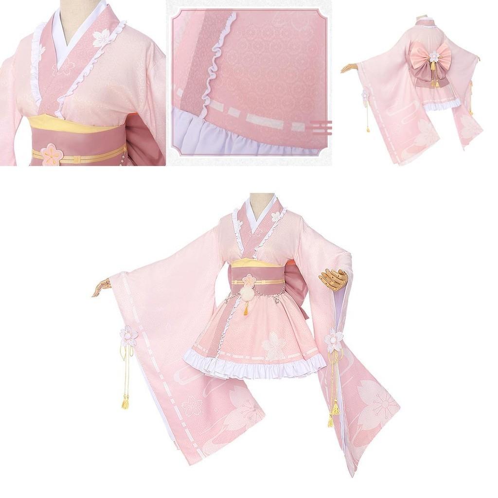 My Hero Academia Cosplay Costume With Elegant Ri-dayo Ochako Kimono