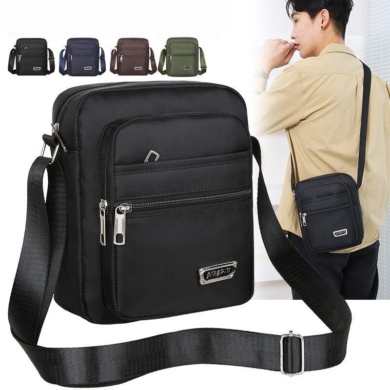 

Men Wallets Oxford Cloth Shoulder Bag - Canvas Bag, Wallet, Crossbody Bag & Key Pouch 23 * 19 * 6CM коричневий